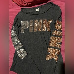 Sequined PINK long sleeve